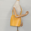 LOUIS VUITTON Epi Cluny Shoulder Bag Yellow M52259 LV Auth 96140-21
