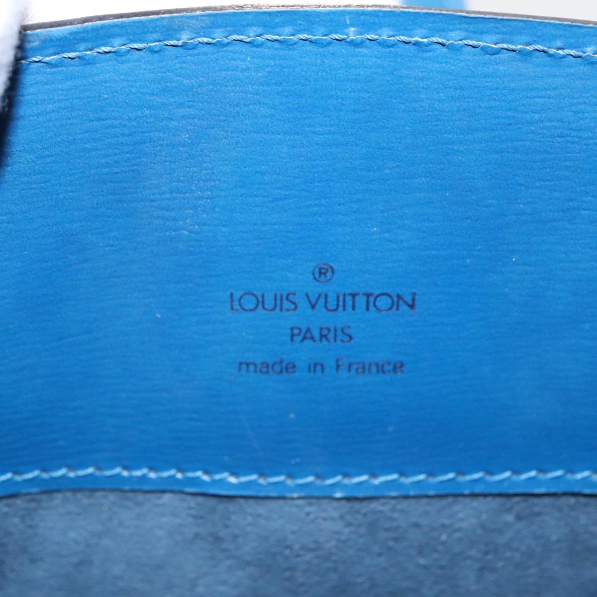 LOUIS VUITTON Epi Cluny Shoulder Bag Blue M52255 LV Auth 96141