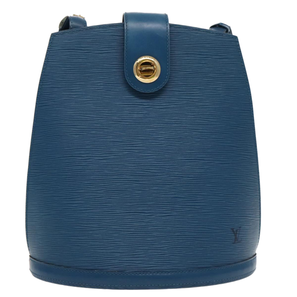 LOUIS VUITTON Epi Cluny Shoulder Bag Blue M52255 LV Auth 96141