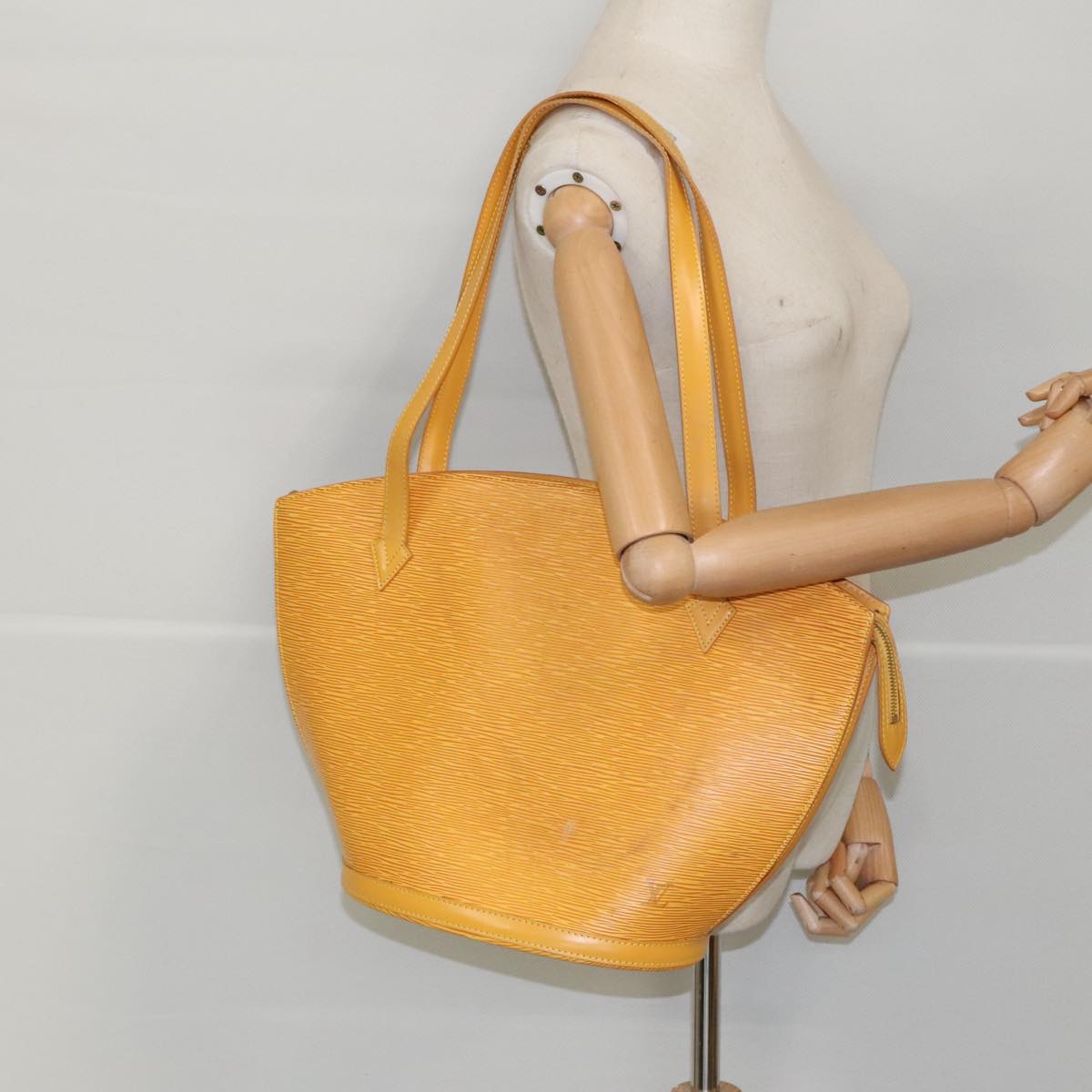 LOUIS VUITTON Epi Saint Jacques Shopping Shoulder Bag Yellow M52269 Auth 96143