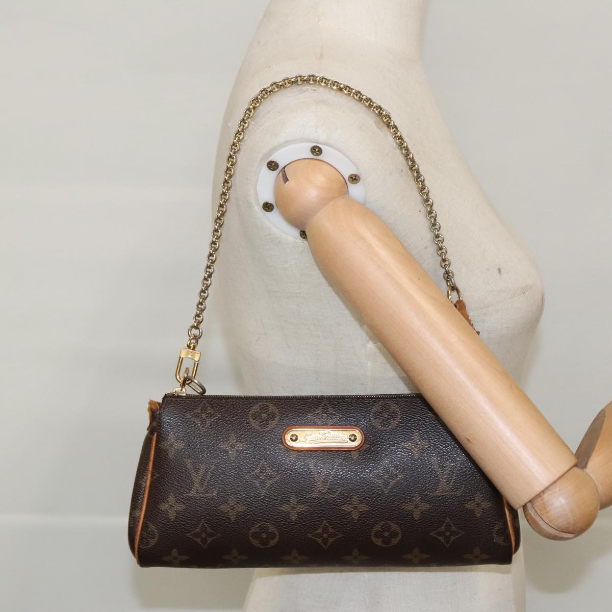 LOUIS VUITTON Monogram Eva Shoulder Bag M95567 LV Auth 96152