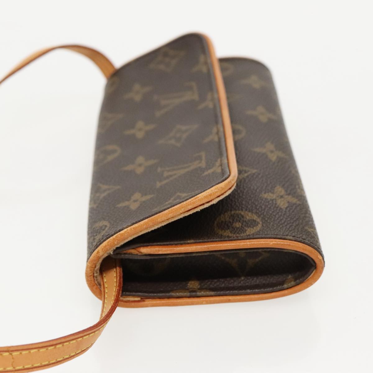 LOUIS VUITTON Monogram Pochette Twin PM Shoulder Bag M51854 LV Auth 96157