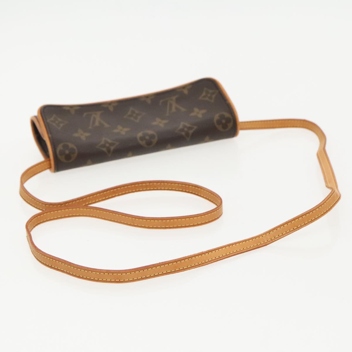 LOUIS VUITTON Monogram Pochette Twin PM Shoulder Bag M51854 LV Auth 96157