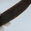 GUCCI GG Supreme Web Sherry Line Shoulder Bag PVC Beige Gold Red Auth 96165-9