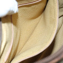 GUCCI GG Supreme Web Sherry Line Shoulder Bag PVC Beige Gold Red Auth 96165-21