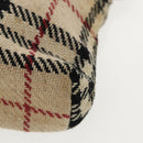 BURBERRY Nova Check Hand Bag Canvas Beige Auth 96173-15
