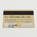 PRADA Hand Bag Canvas Silver Brown Auth 96183-12