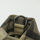BURBERRY Nova Check Hand Bag PVC 2way Beige Auth 96223-11