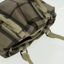 BURBERRY Nova Check Hand Bag PVC 2way Beige Auth 96223-6