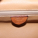 CELINE Macadam Canvas Tote Bag PVC Leather Brown Gold Auth 96231-17