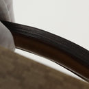 CELINE Attache Case Macadam Canvas Trunk Beige Gold Auth 96234-14