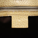 GUCCI GG Canvas Tote Bag Beige Gold 124261 Auth 96237-17