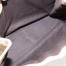 GUCCI GG Canvas Tote Bag Beige Gold 124261 Auth 96237-10