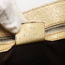 GUCCI GG Canvas Tote Bag Beige Gold 124261 Auth 96237-12