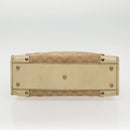 GUCCI GG Canvas Tote Bag Beige Gold 124261 Auth 96237-5