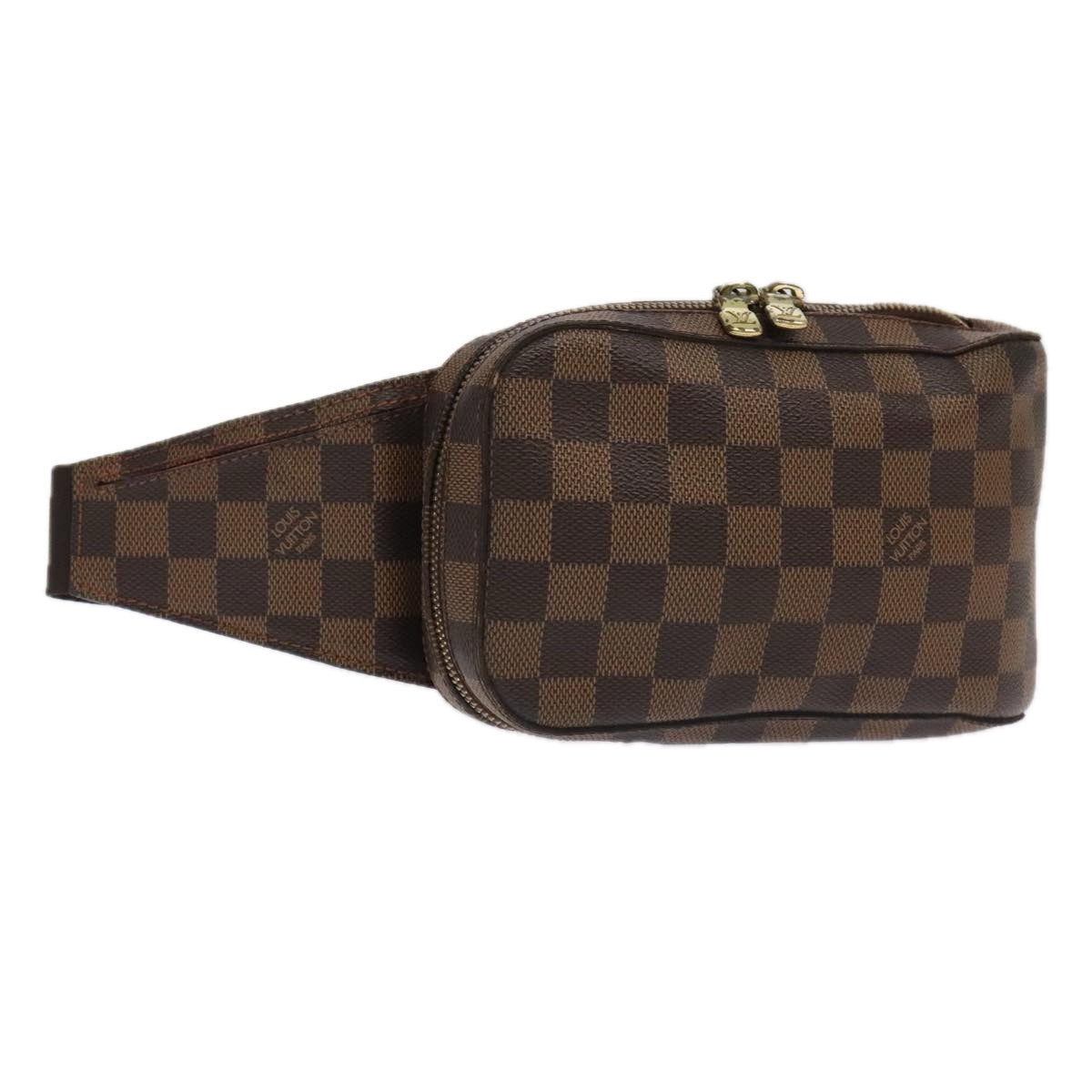 LOUIS VUITTON Damier Ebene Geronimos Shoulder Bag N51994 LV Auth 96241