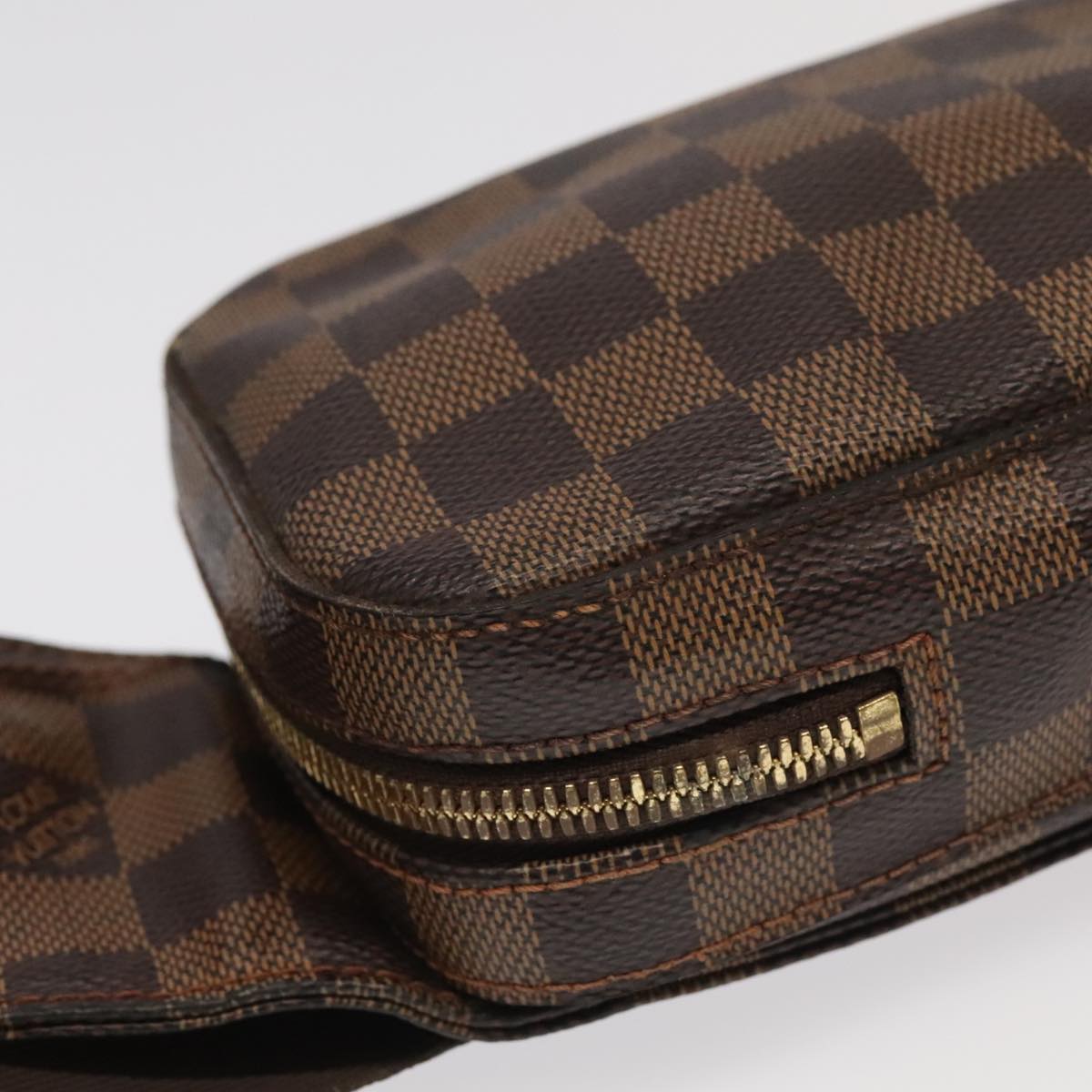 LOUIS VUITTON Damier Ebene Geronimos Shoulder Bag N51994 LV Auth 96241