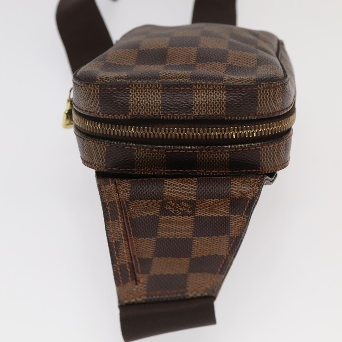 LOUIS VUITTON Damier Ebene Geronimos Shoulder Bag N51994 LV Auth 96241