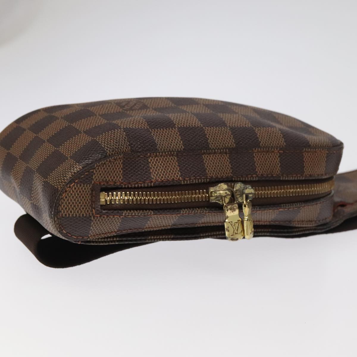 LOUIS VUITTON Damier Ebene Geronimos Shoulder Bag N51994 LV Auth 96241