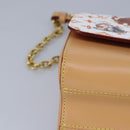 LOUIS VUITTON Catgram Twist MM Shoulder Bag White M44460 LV Auth 96243SM-15