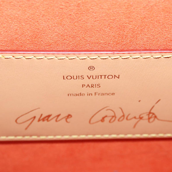 LOUIS VUITTON Catgram Twist MM Shoulder Bag White M44460 LV Auth 96243SM