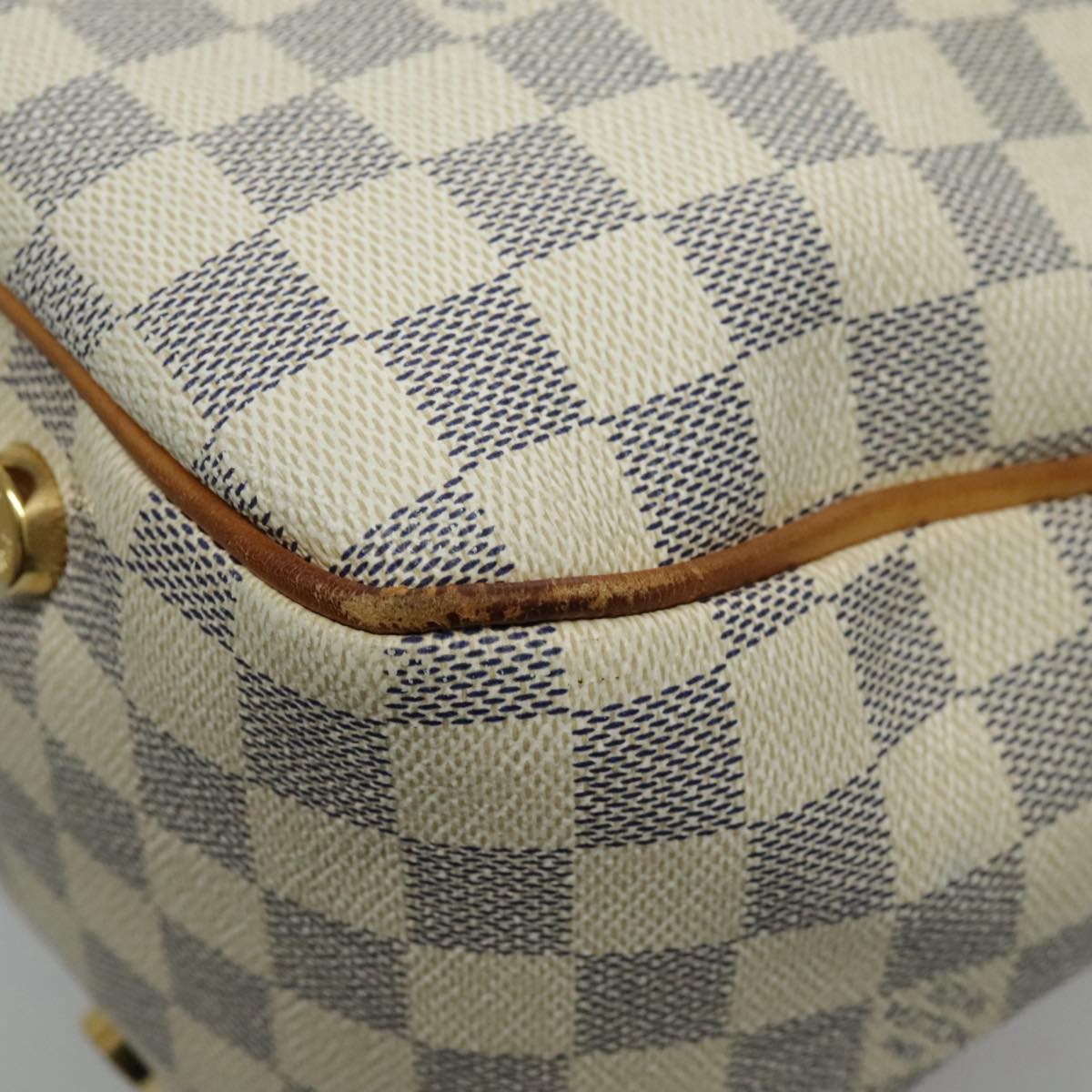 LOUIS VUITTON Damier Azur Figueri PM Shoulder Bag N41176 LV Auth 96258