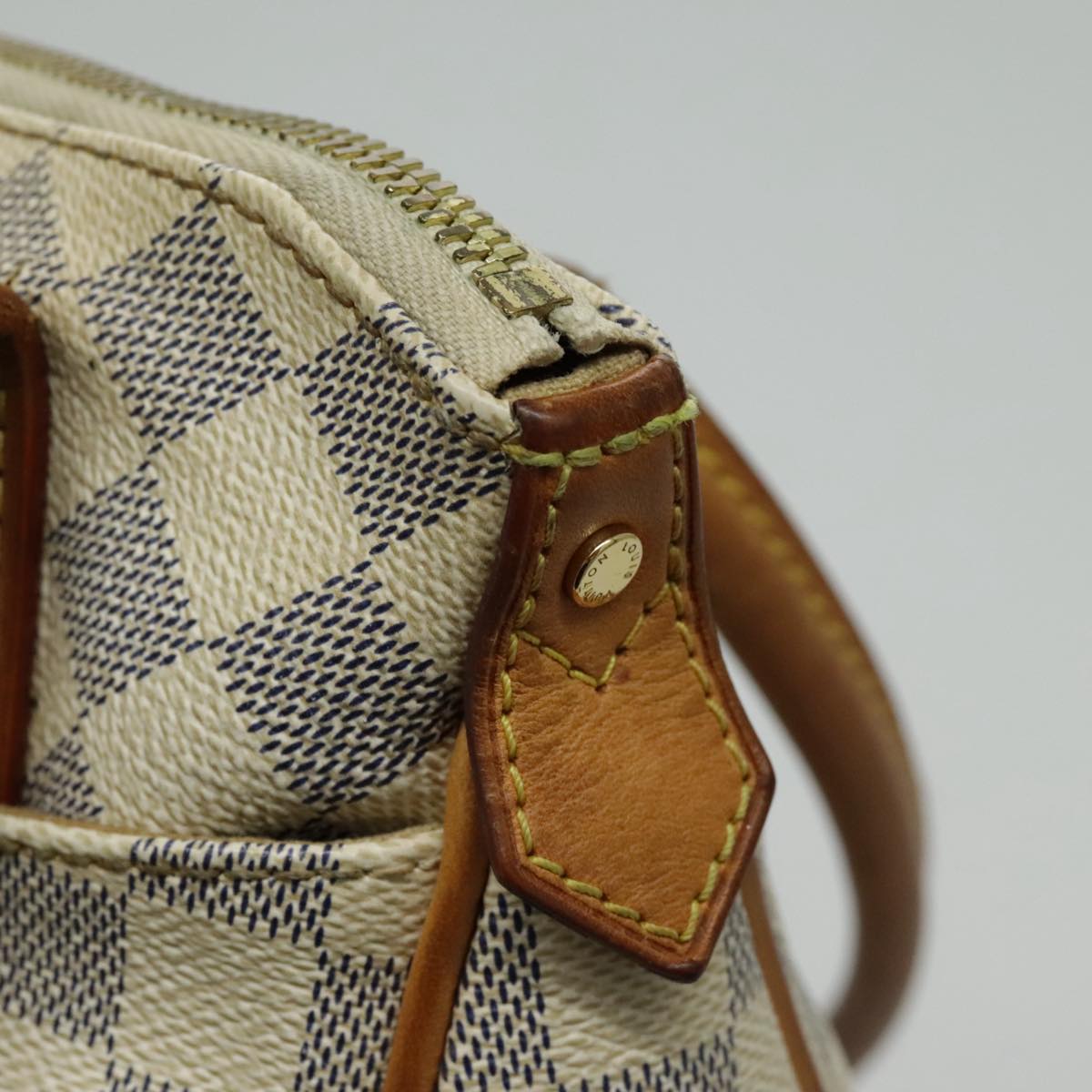 LOUIS VUITTON Damier Azur Figueri PM Shoulder Bag N41176 LV Auth 96258