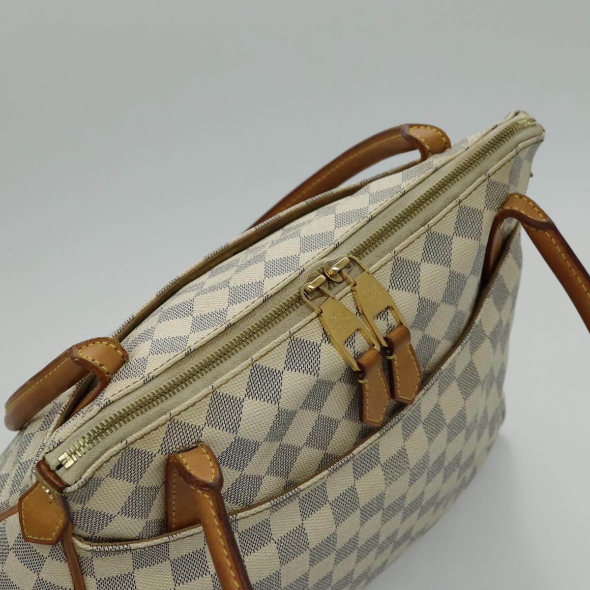 LOUIS VUITTON Damier Azur Figueri PM Shoulder Bag N41176 LV Auth 96258