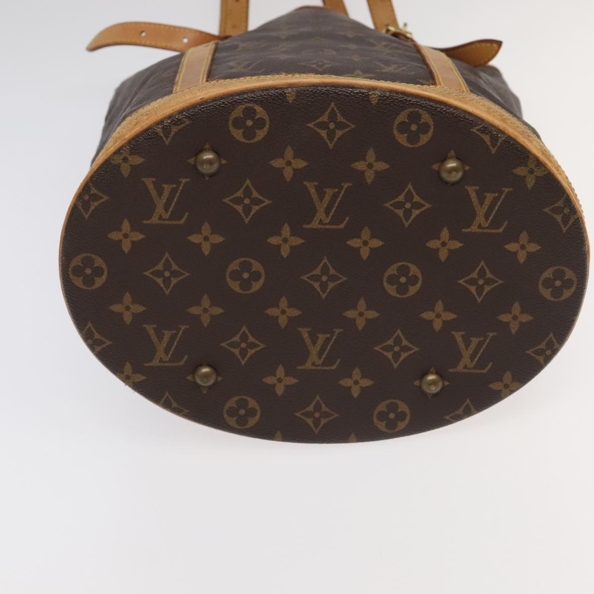 LOUIS VUITTON Monogram Bucket GM Shoulder Bag M42236 LV Auth 96264