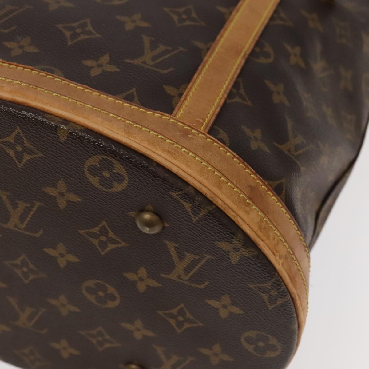 LOUIS VUITTON Monogram Bucket GM Shoulder Bag M42236 LV Auth 96264