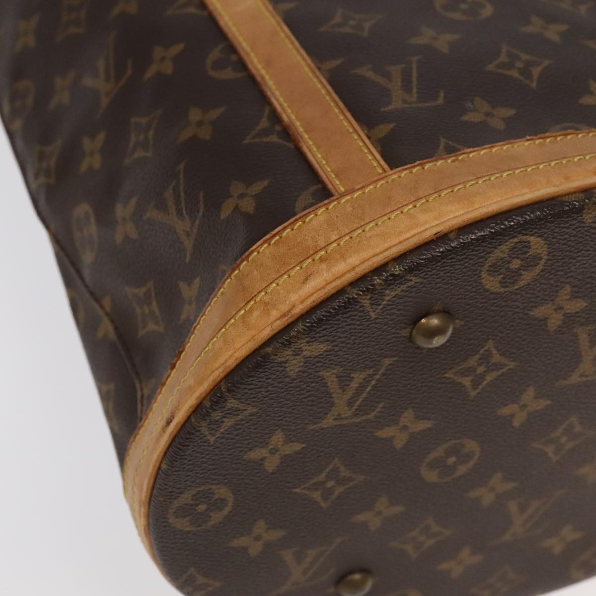 LOUIS VUITTON Monogram Bucket GM Shoulder Bag M42236 LV Auth 96264