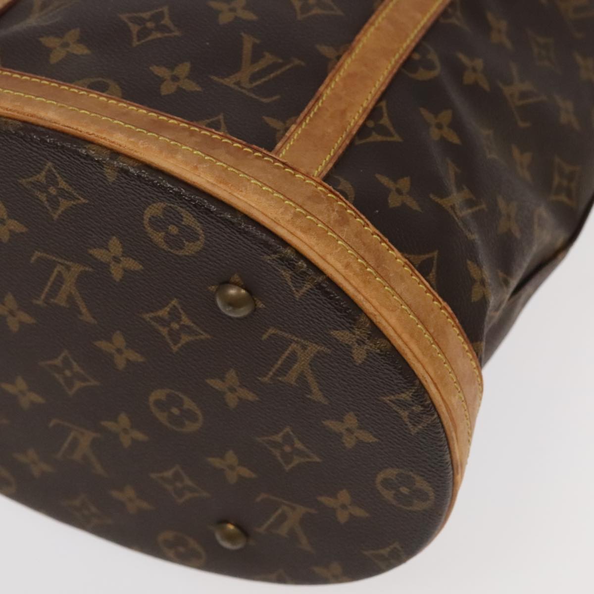 LOUIS VUITTON Monogram Bucket GM Shoulder Bag M42236 LV Auth 96264