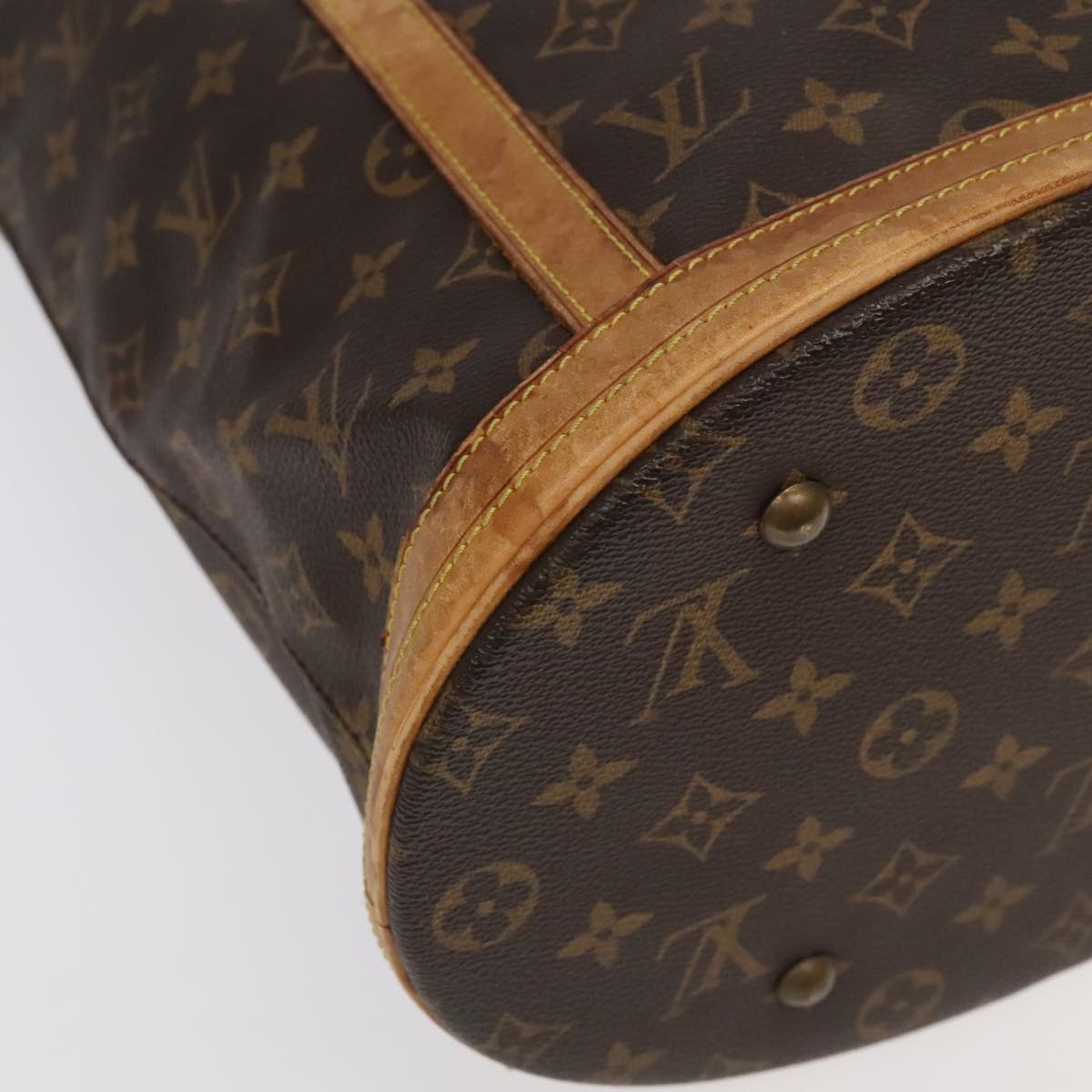 LOUIS VUITTON Monogram Bucket GM Shoulder Bag M42236 LV Auth 96264