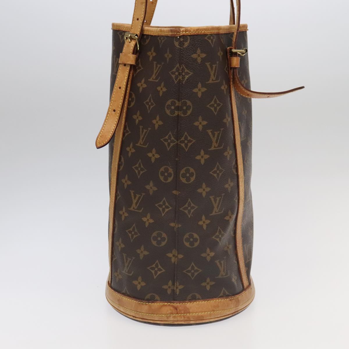 LOUIS VUITTON Monogram Bucket GM Shoulder Bag M42236 LV Auth 96264