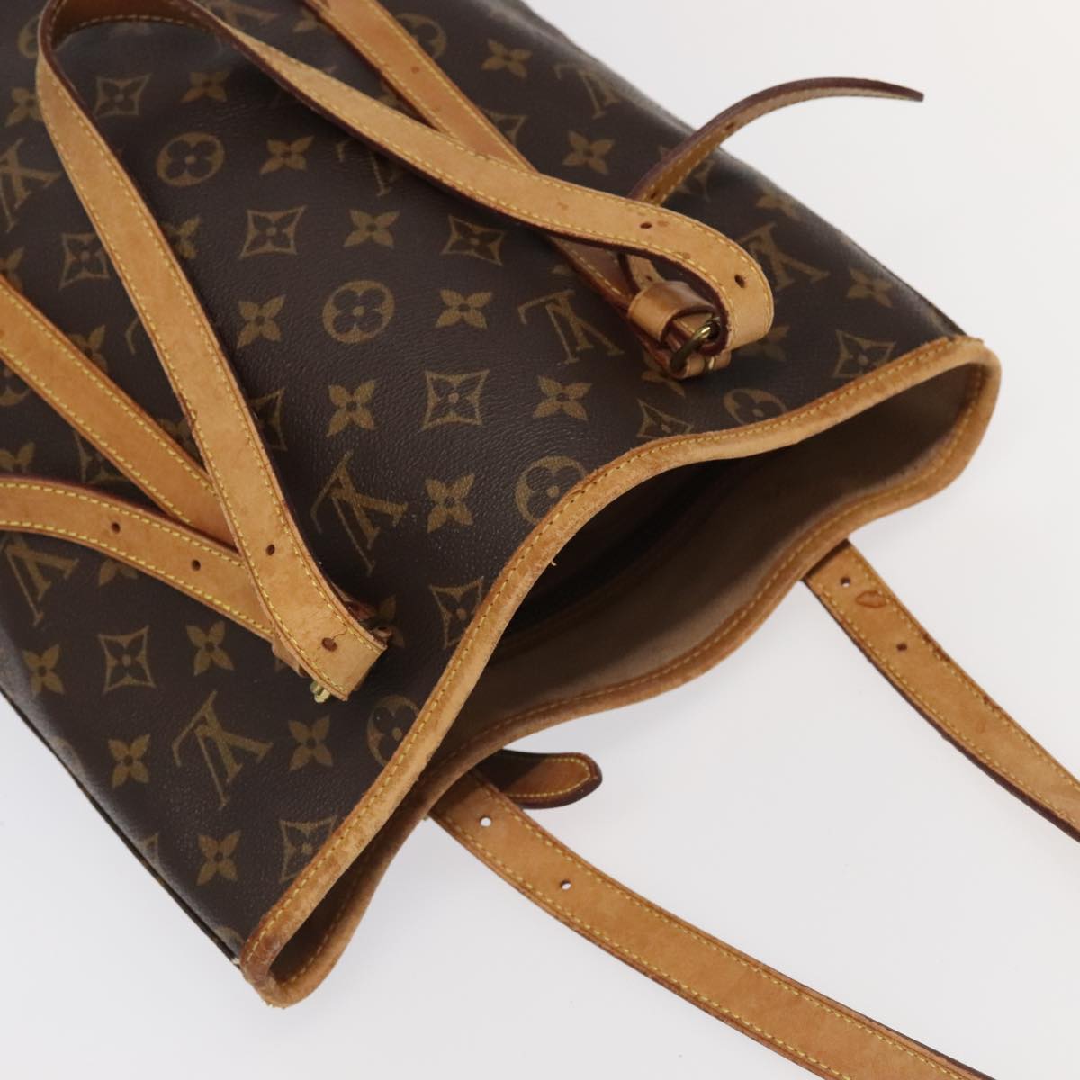 LOUIS VUITTON Monogram Bucket GM Shoulder Bag M42236 LV Auth 96264