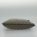 GUCCI GG Supreme Shoulder Bag PVC Beige Silver 141626 Auth 96274-7