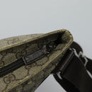 GUCCI GG Supreme Shoulder Bag PVC Beige Silver 141626 Auth 96274-19