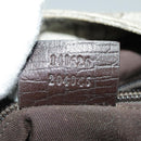 GUCCI GG Supreme Shoulder Bag PVC Beige Silver 141626 Auth 96274-12