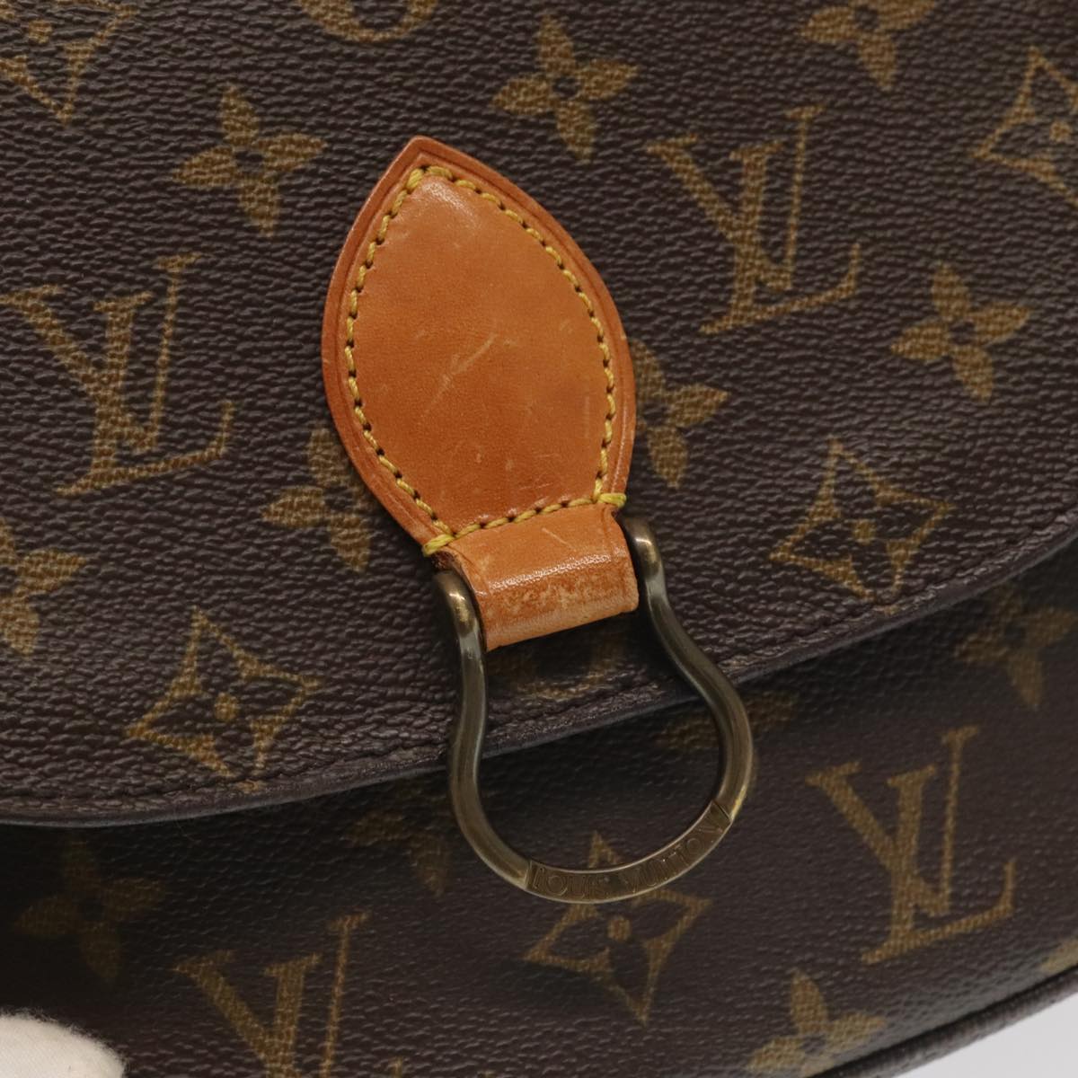 LOUIS VUITTON Monogram Saint Cloud MM Shoulder Bag M51243 LV Auth 96283