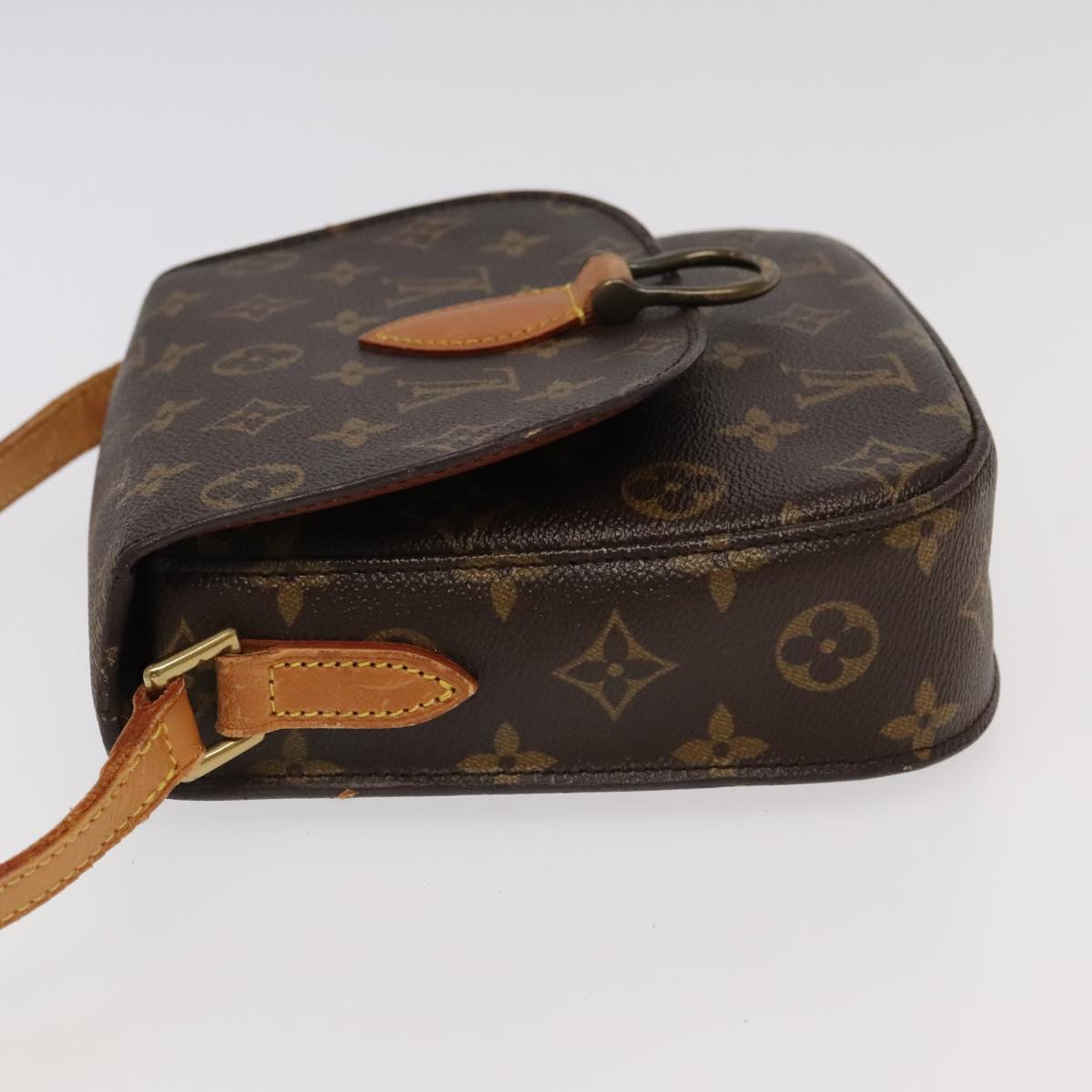 LOUIS VUITTON Monogram Saint Cloud MM Shoulder Bag M51243 LV Auth 96283