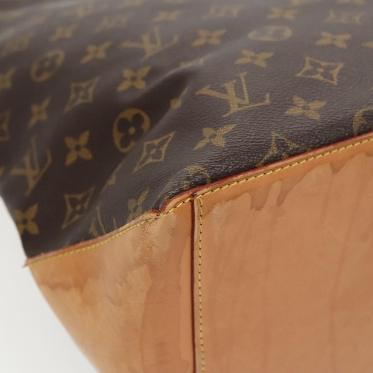 LOUIS VUITTON Monogram Cabas Mezzo Tote Bag M51151 LV Auth 96296