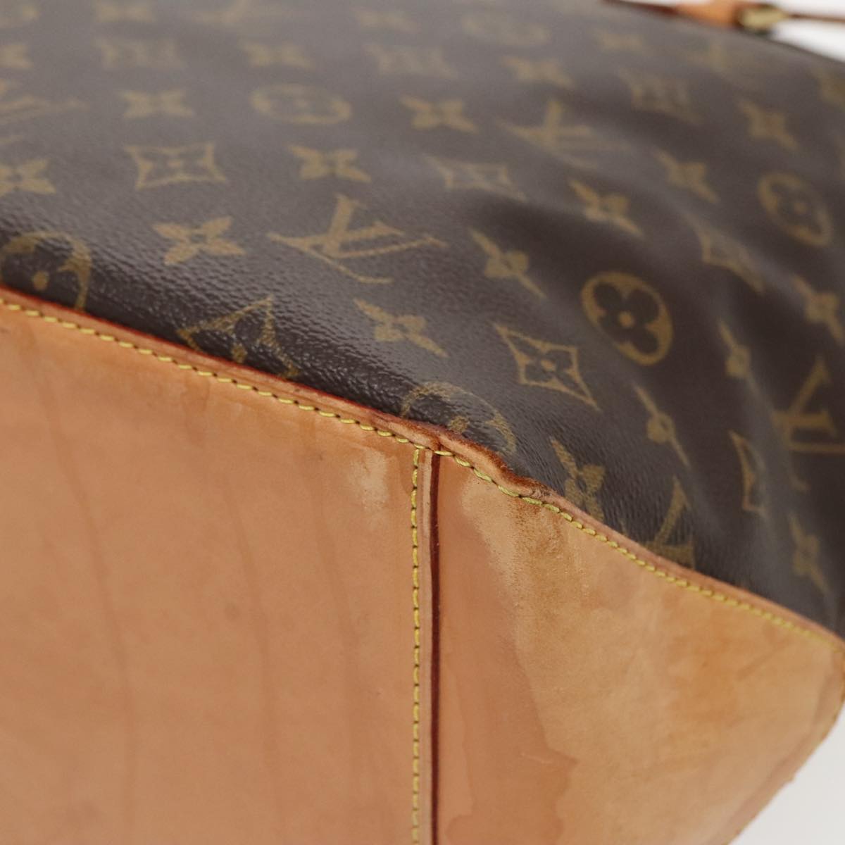 LOUIS VUITTON Monogram Cabas Mezzo Tote Bag M51151 LV Auth 96296