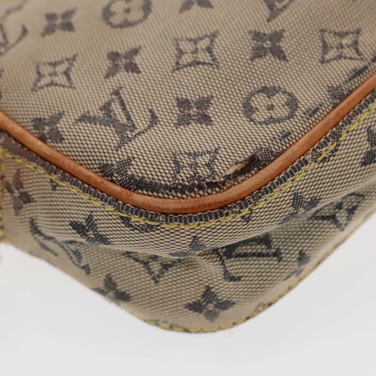 LOUIS VUITTON Monogram Mini Juliet MM Shoulder Bag Blue M92004 LV Auth 96304