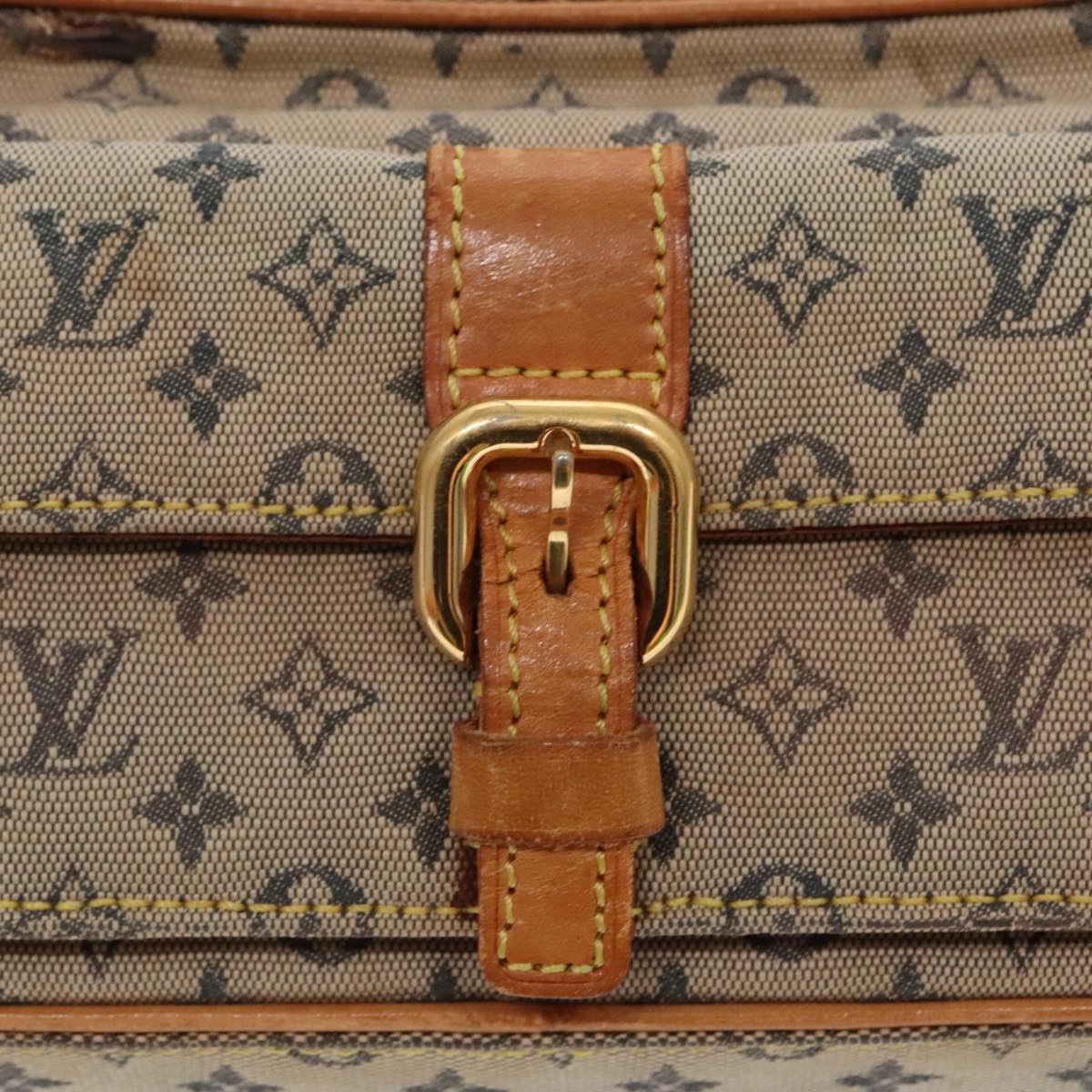 LOUIS VUITTON Monogram Mini Juliet MM Shoulder Bag Blue M92004 LV Auth 96304