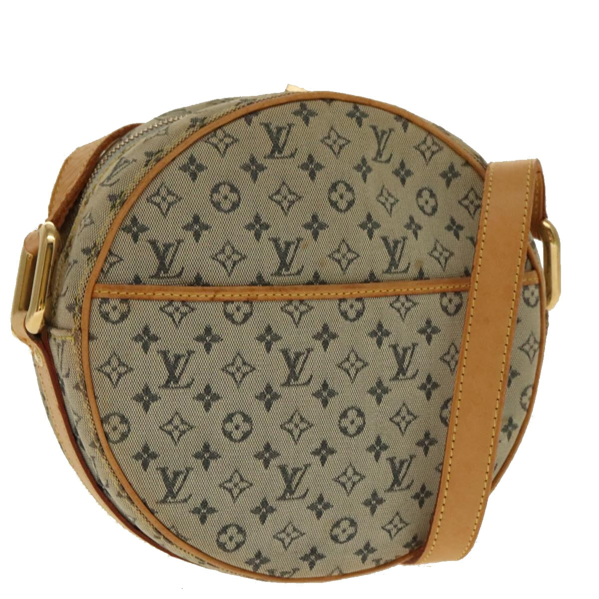 LOUIS VUITTON Monogram Mini Jeanne GM Shoulder Bag Blue M92000 LV Auth 96306