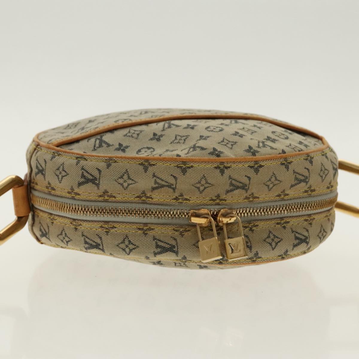 LOUIS VUITTON Monogram Mini Jeanne GM Shoulder Bag Blue M92000 LV Auth 96306