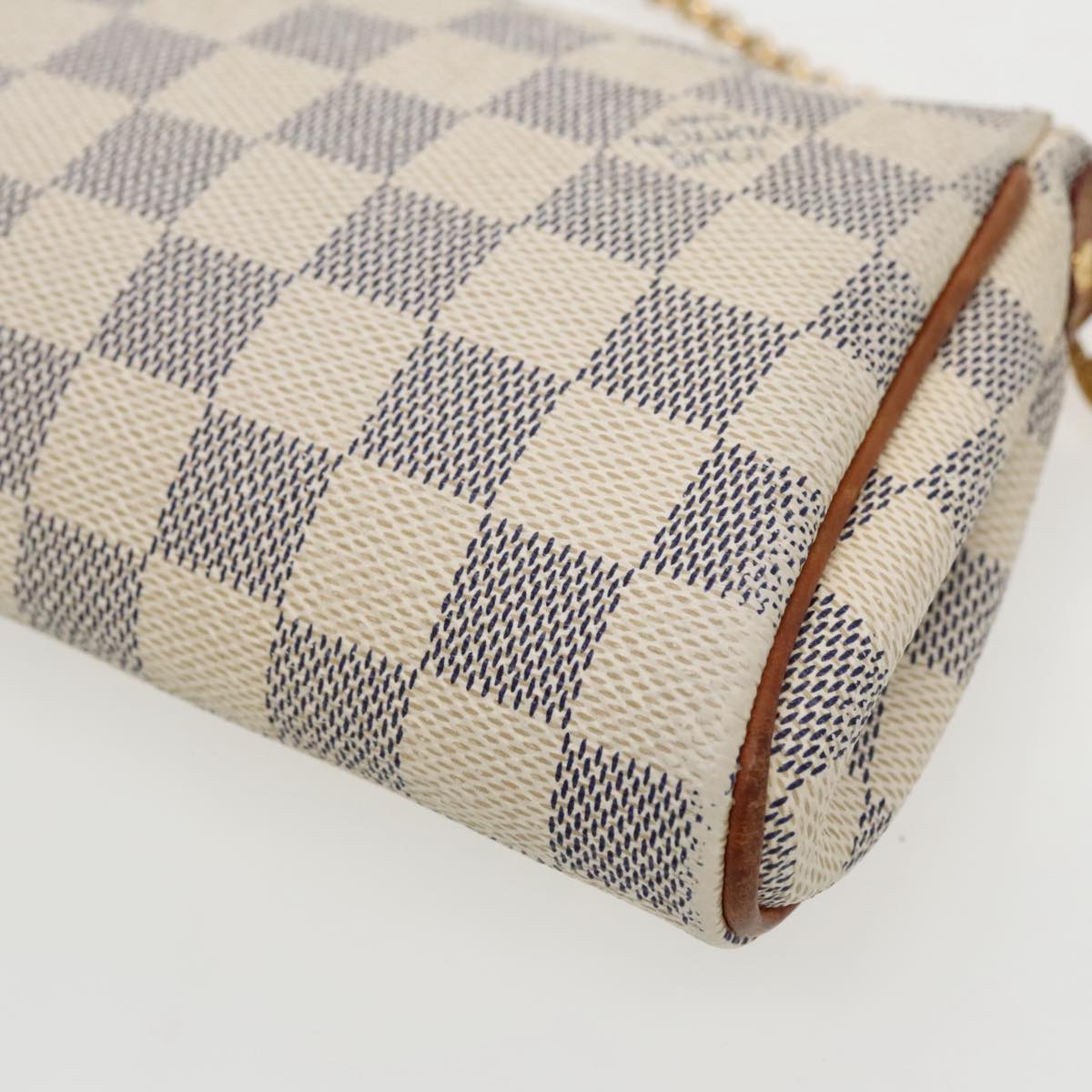 LOUIS VUITTON Damier Azur Eva Shoulder Bag 2way N55214 LV Auth 96316