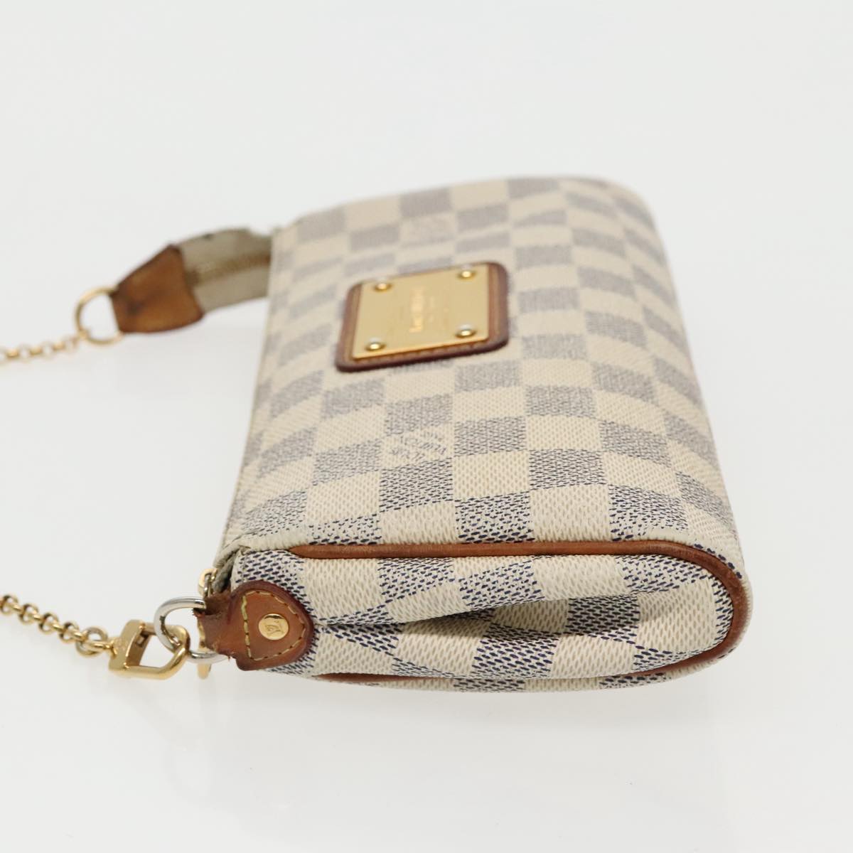 LOUIS VUITTON Damier Azur Eva Shoulder Bag 2way N55214 LV Auth 96316