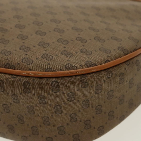 GUCCI Micro GG Canvas Umhängetasche Beige Gold 007 87 0018 Auth 96319