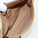 GUCCI Micro GG Canvas Shoulder Bag Beige Gold 007 87 0018 Auth 96319-11